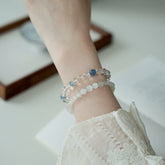 OZ Dorothy Series WH1005 Clarity Clear Quartz & Aquamarine